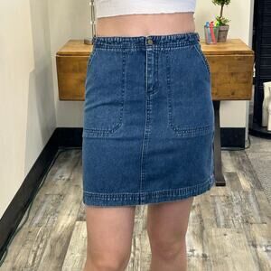 Y2K Denim Mini Skirt Size 4